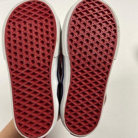Vans Classic Slip on US Toddler 8 Red Blue - Picture 5 of 7